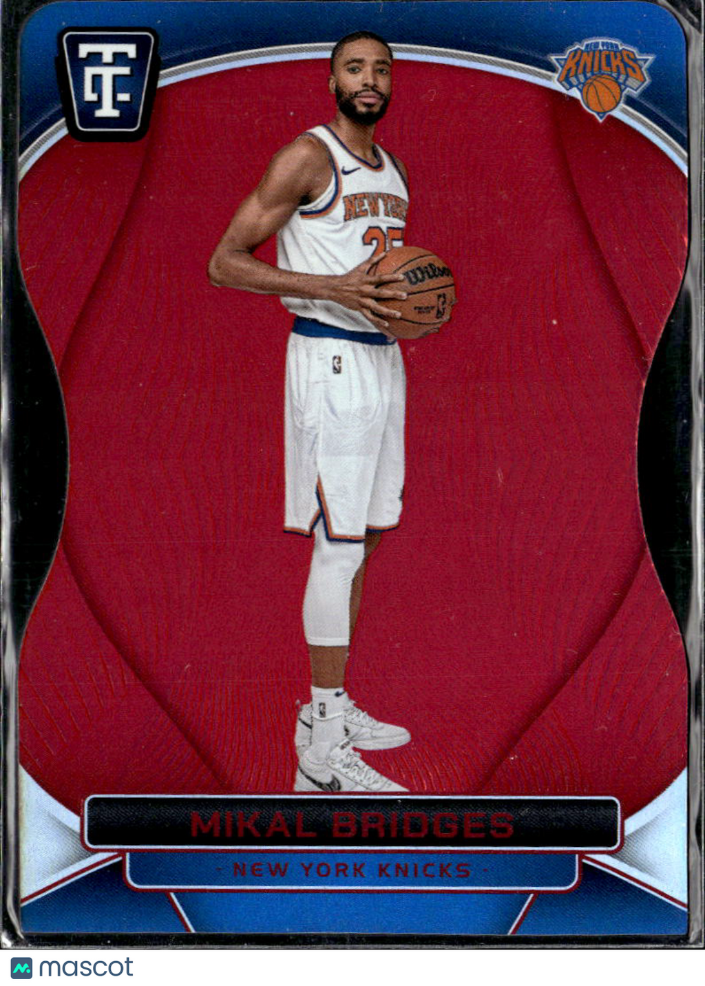 Mikal Bridges 2024-25 Totally Certified Red /125 New York Knicks