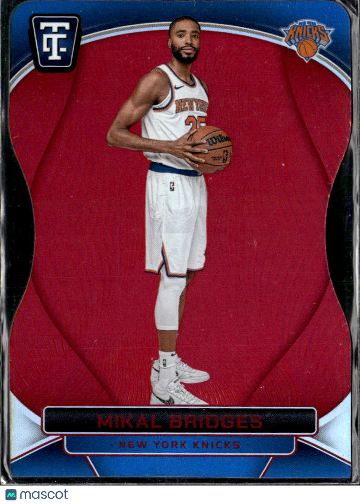 Mikal Bridges 2024-25 Totally Certified Red /125 New York Knicks