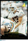 Dan Marino 1995 Pinnacle Checklist Trophy Collection Miami Dolphins