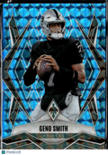 Geno Smith 2025 Phoenix Blue Geometric 128/385 Las Vegas Raiders
