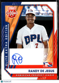 Randy De Jesus 2021  Elite Extra Auto Autograph Dominican Prospect League