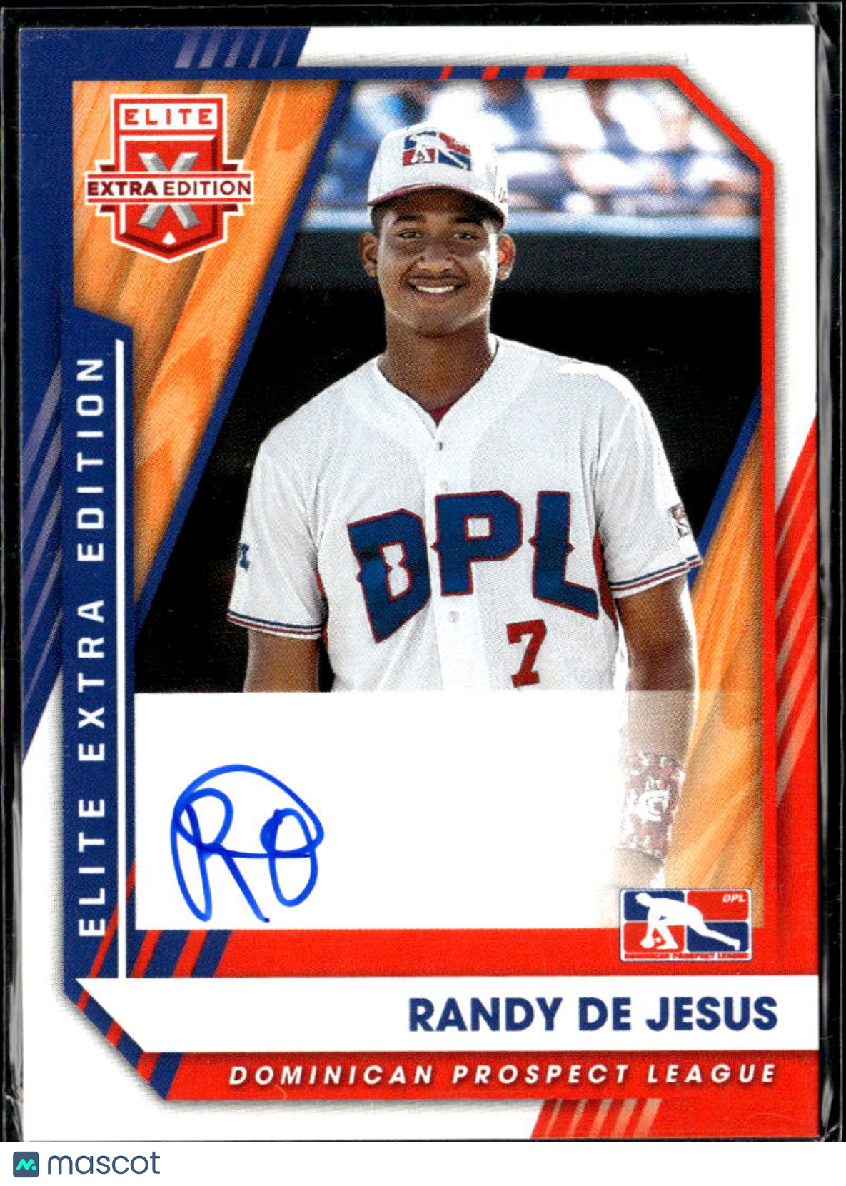Randy De Jesus 2021  Elite Extra Auto Autograph Dominican Prospect League