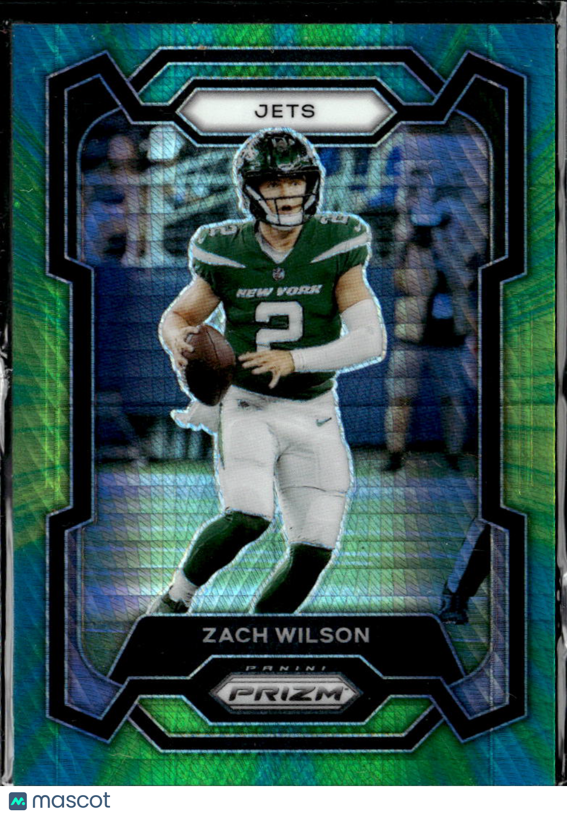 Zach Wilson 2023 Prizm Hyper Prizm 54/175 New York Jets