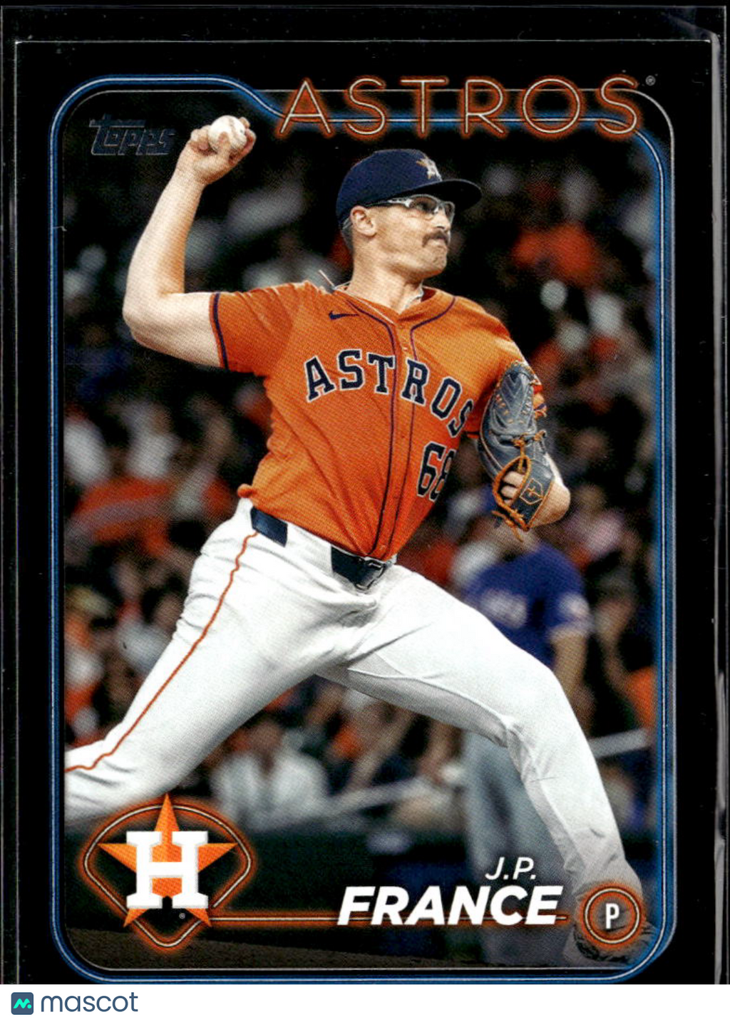 J.P. France 2024 Topps Update Series Black Border 65/74 Houston Astros