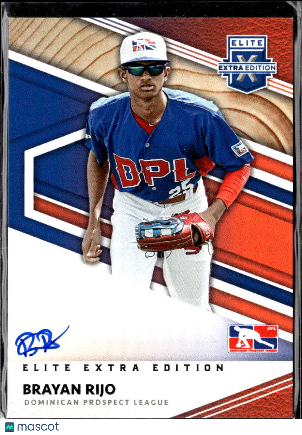 Brayan Rijo 2020 Elite Extra Edition Auto Autograph Dominican Prospect League
