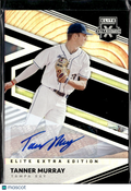 Tanner Murray 2020 Panini Elite Extra Edition Auto Autograph Tampa Bay Rays