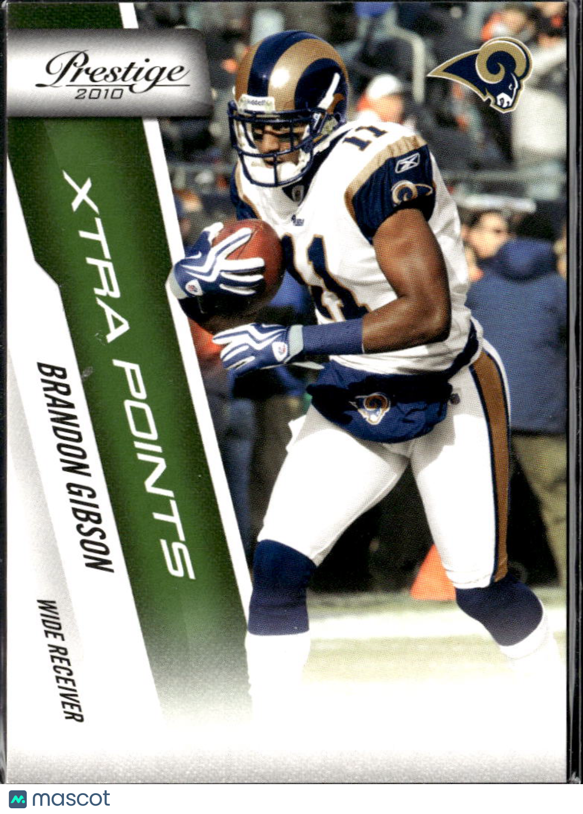 Brandon Gibson 2010 Panini Prestige Xtra Points Green 22/25 St. Louis Rams