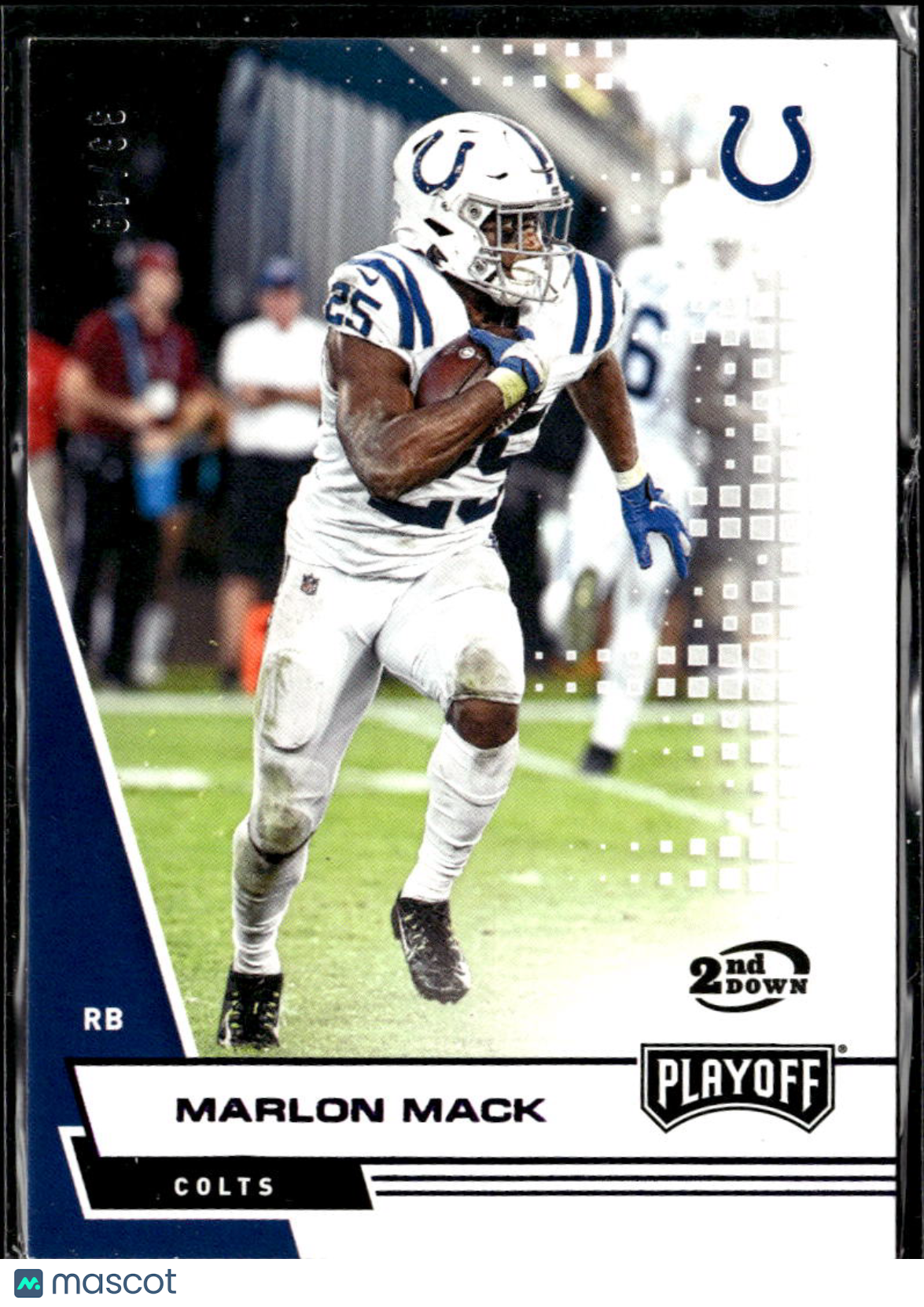 Marlon Mack 2020 Playoff 2nd Down /49 Indianapolis Colts