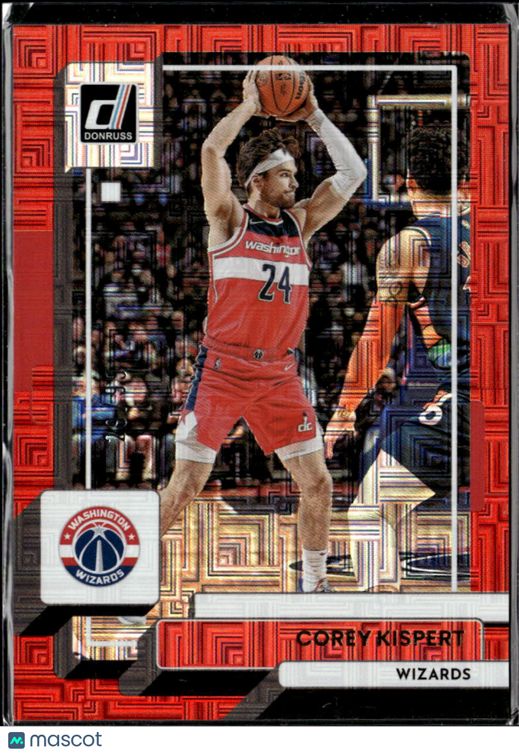 Corey Kispert 2022 Donruss Red Choice 29/99 Washington Wizards