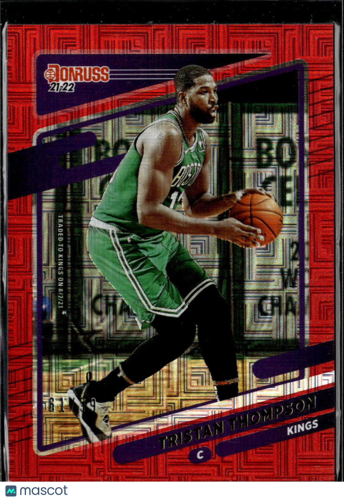 Tristan Thompson 2021 Donruss Red Choice 61/99 Celtics Sacramento Kings