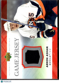 Arron Asham 2007 Upper Deck Series 1 Game Worn Jersey Patch New Jersey Devils