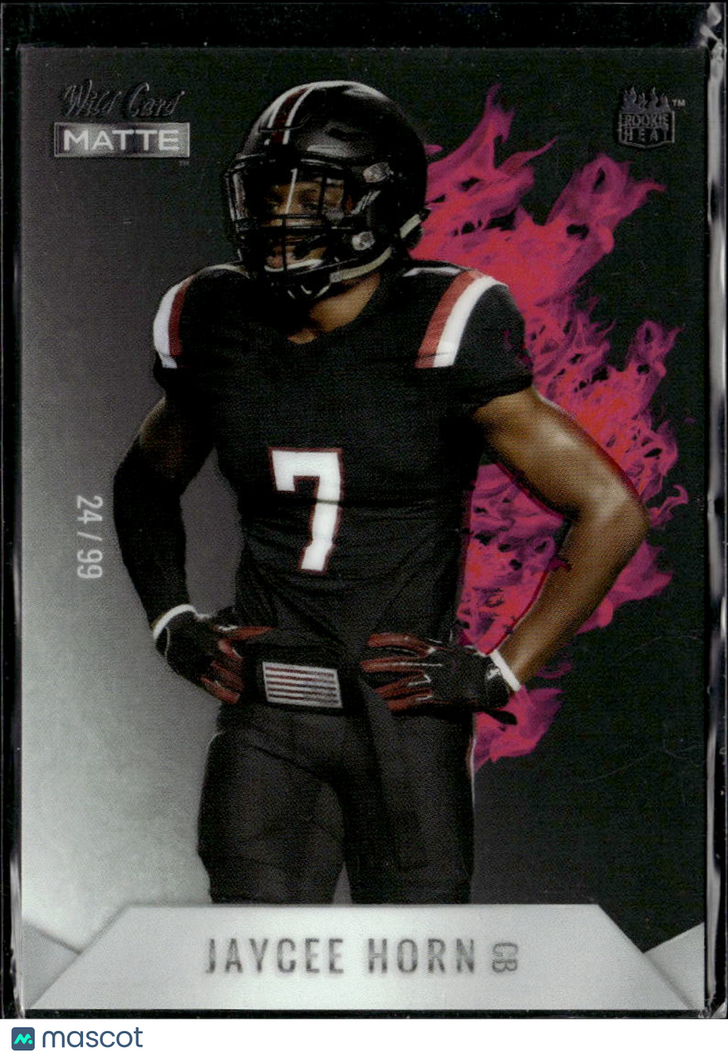 Jaycee Horn 2021 Wild Card Matte Rookie Pink RC Carolina Panthers /99
