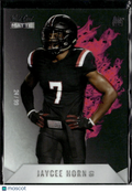 Jaycee Horn 2021 Wild Card Matte Rookie Pink RC Carolina Panthers /99