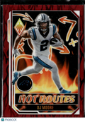 DJ Moore 2022 Phoenix Hot Routes Red /199 Carolina Panthers