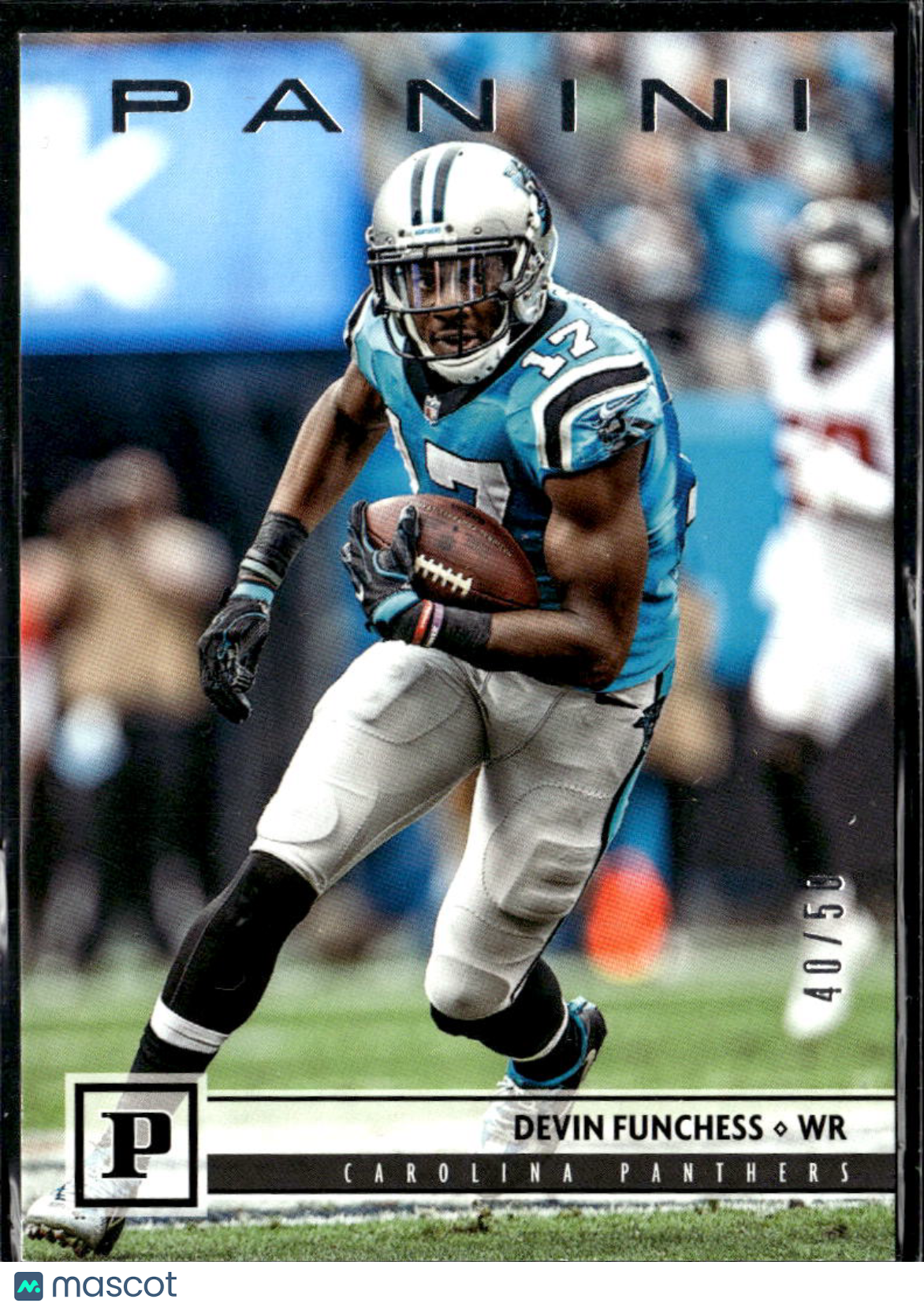 Devin Funchess 2018 Panini Knights Silver 40/50 Carolina Panthers