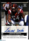 Lecitus Smith 2022 Leaf Pro Set RC Auto Autograph RC Virginia Tech