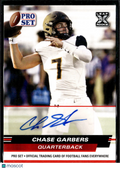 Chase Garbers 2022 Leaf Pro Set RC Auto Autograph Cal