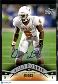 Quandre Diggs 2015 Upper Deck Auto Autograph RC Texas Longhorns