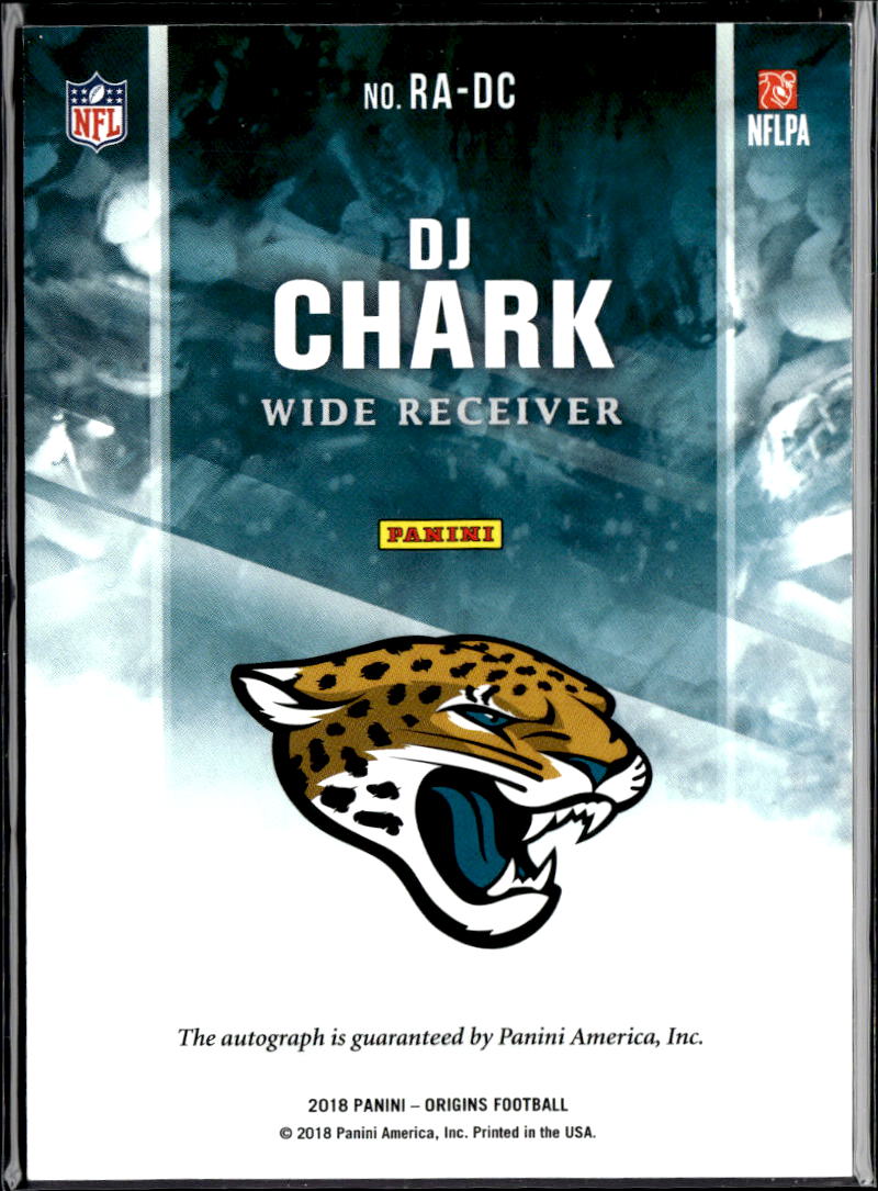 DJ Chark 2018 Origins Auto Autograph Rookie RC Jacksonville Jaguars