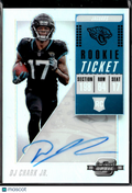 DJ Chark Jr. 2018 Contenders Optic RC Auto Autograph Jacksonville Jaguars