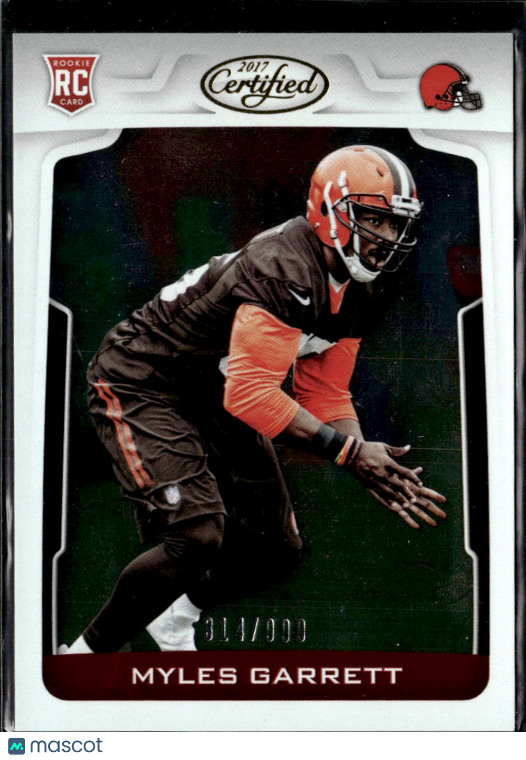 Myles Garrett 2017 Certified Rookie RC 314/999 Cleveland Browns
