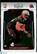 Myles Garrett 2017 Certified Rookie RC 314/999 Cleveland Browns