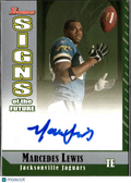 Marcedes Lewis 2006 Bowman of the Future Auto Autograph RC Jacksonville Jaguars
