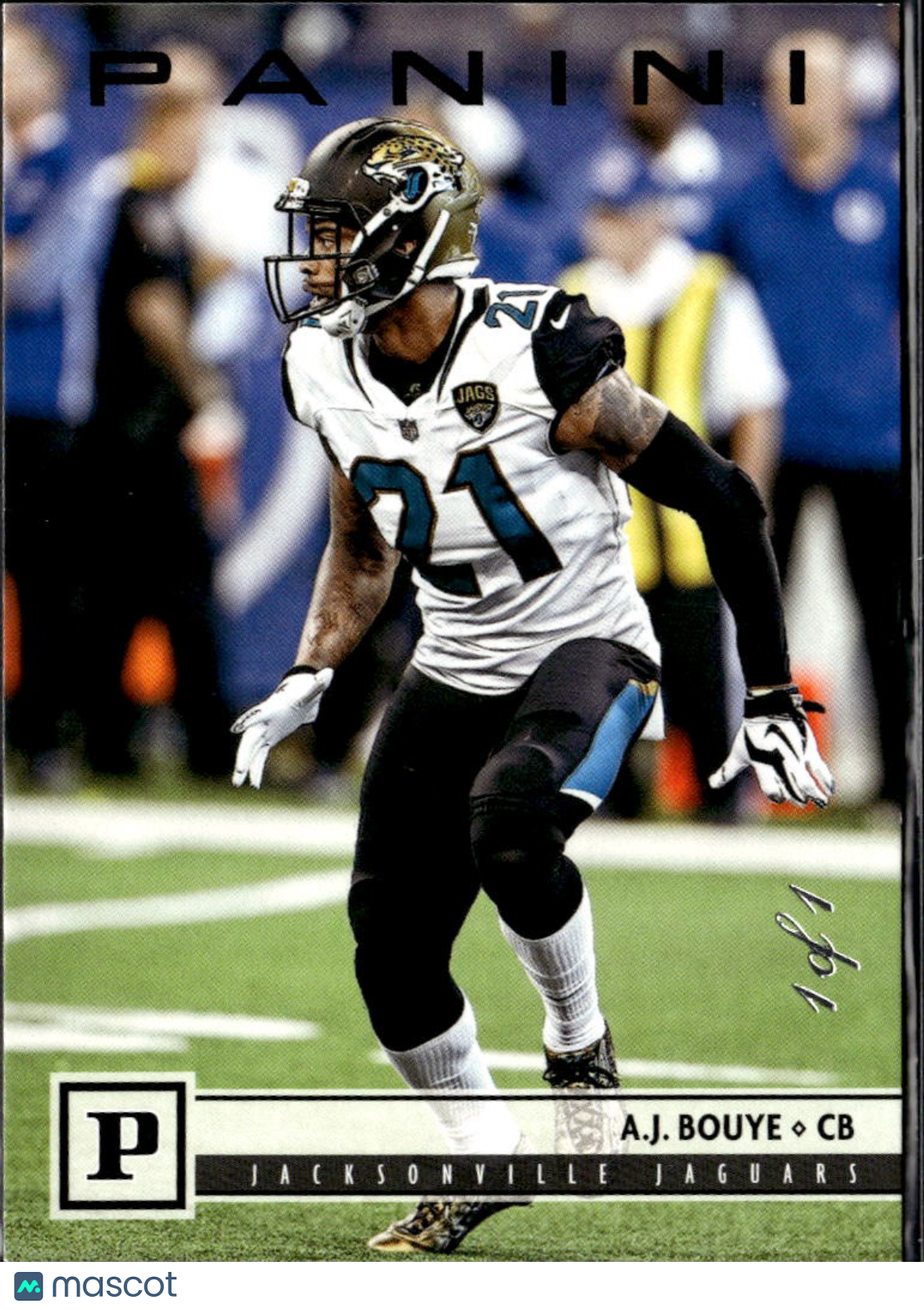 A.J. Bouye 2018 Panini Knights Black Foil 1/1 Jacksonville Jaguars