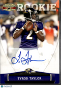 Tyrod Taylor 2011 Gridiron Gear Auto Autograph RC 95/299 Baltimore Ravens