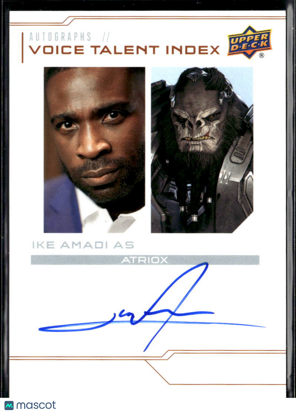 Ike Amadi as Atriox 2024 Upper Deck Halo Legacy Auto Autograph #VT-IA