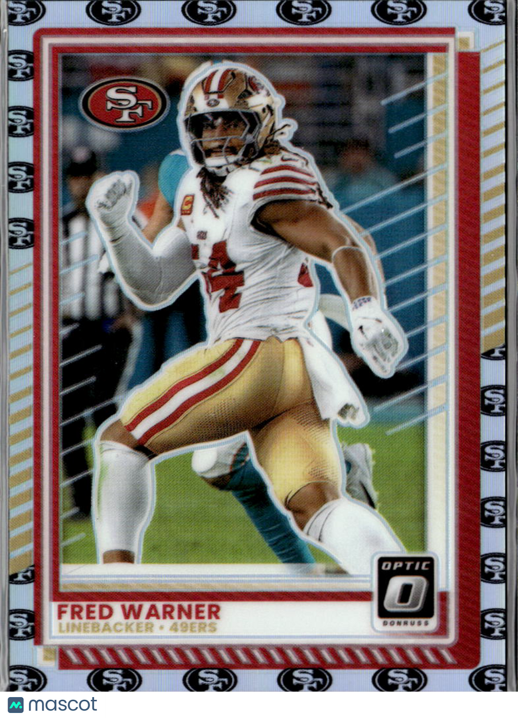 Fred Warner 2025 Optic Team Logo SSP 13/32 San Francisco 49ers