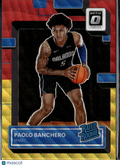 Paolo Banchero 2022-23 Optic Rated Rookie Red Yellow RC 30/99 Orlando Magic