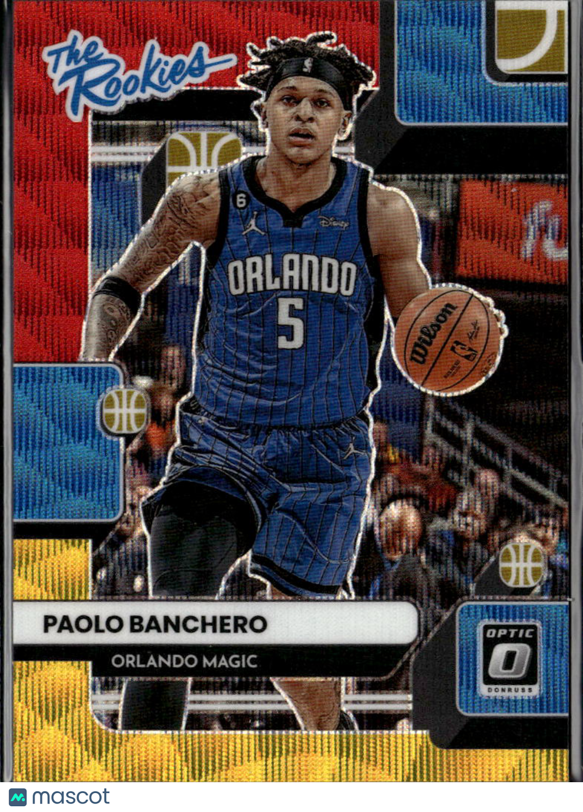 Paolo Banchero 2022-23 Optic The Rookies Red Gold RC 65/99 Orlando Magic