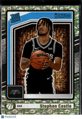 Stephon Castle 2024-25 Donruss Rated Rookie Dragon SSP RC San Antonio Spurs