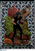 Drake London 2022 Optic DOWNTOWN Rookie RC SSP CASE HIT Atlanta Falcons
