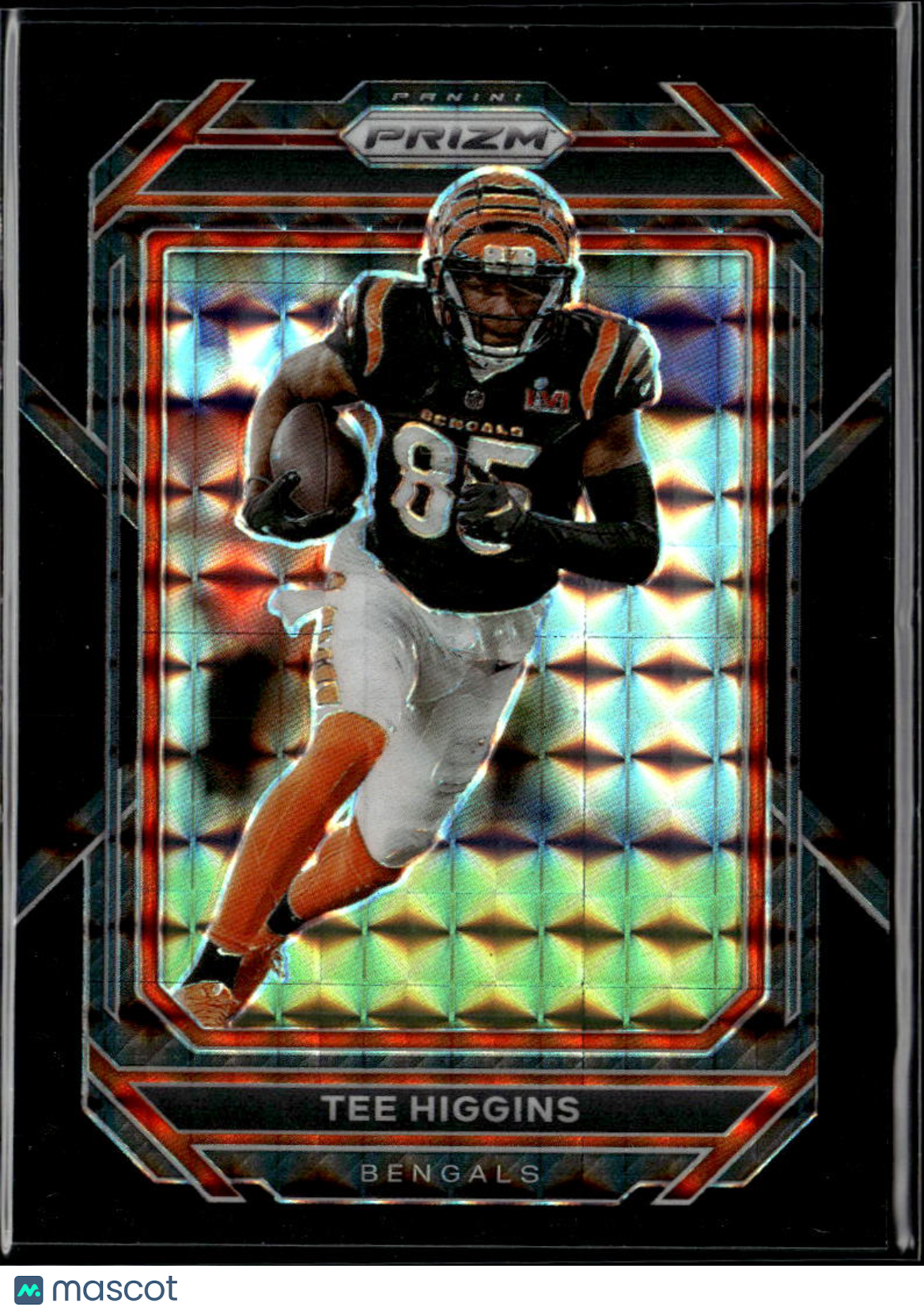 Tee Higgins 2022 Prizm Black Finite Prizm 1/1 #59 Cincinnati Bengals
