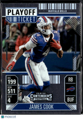 James Cook 2024 Contenders Playoff Ticket 157/199 Buffalo Bills