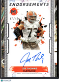 Joe Thomas 2024 Topps Motif Auto Autograph 47/49 Cleveland Browns