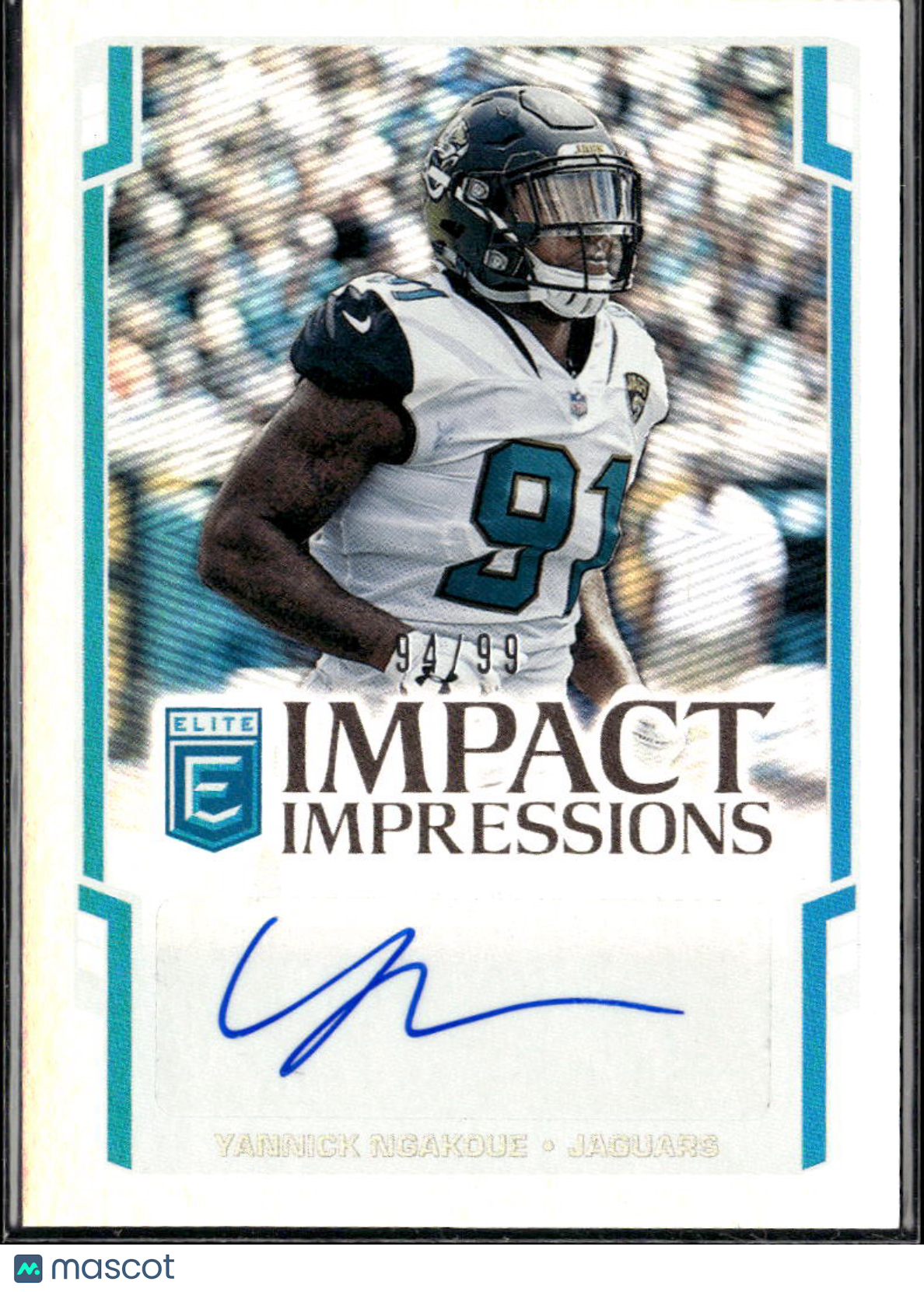 Yannick Ngakoue 2018 Elite Impressions Auto Autograph 94/99 Jacksonville Jaguars