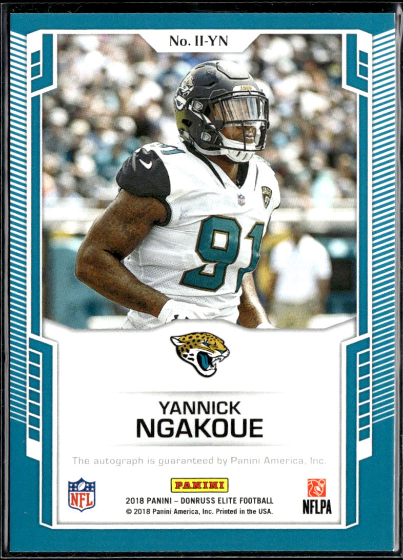 Yannick Ngakoue 2018 Elite Impressions Auto Autograph 94/99 Jacksonville Jaguars
