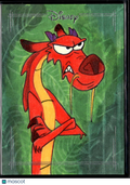 Mushu Topps Disney Mulan Sandy Lopopolo Sketch Auto Autograph 1/1