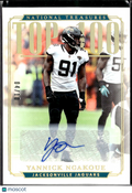 Yannick Ngakoue 2018 National Treasures Top 100 Auto Autograph 4/10 Jaguars