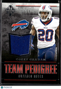 Corey Graham 2017 Majestic Game Worn Jersey Patch 13/75 Buffalo Bills