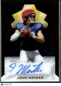 John Mateer 2025 Leaf Ultimate Auto Autograph RC Oklahoma Sooners 2/50