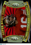 Joe Montana 2011 Topps Super Bowl Legends Die-Cut #SB62 San Francisco 49ers