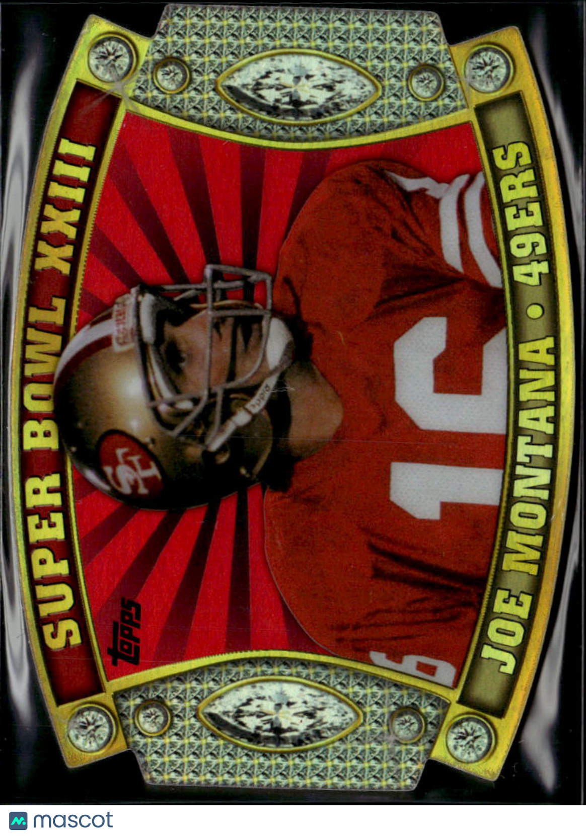 Joe Montana 2011 Topps Super Bowl Legends Die-Cut #SB62 San Francisco 49ers