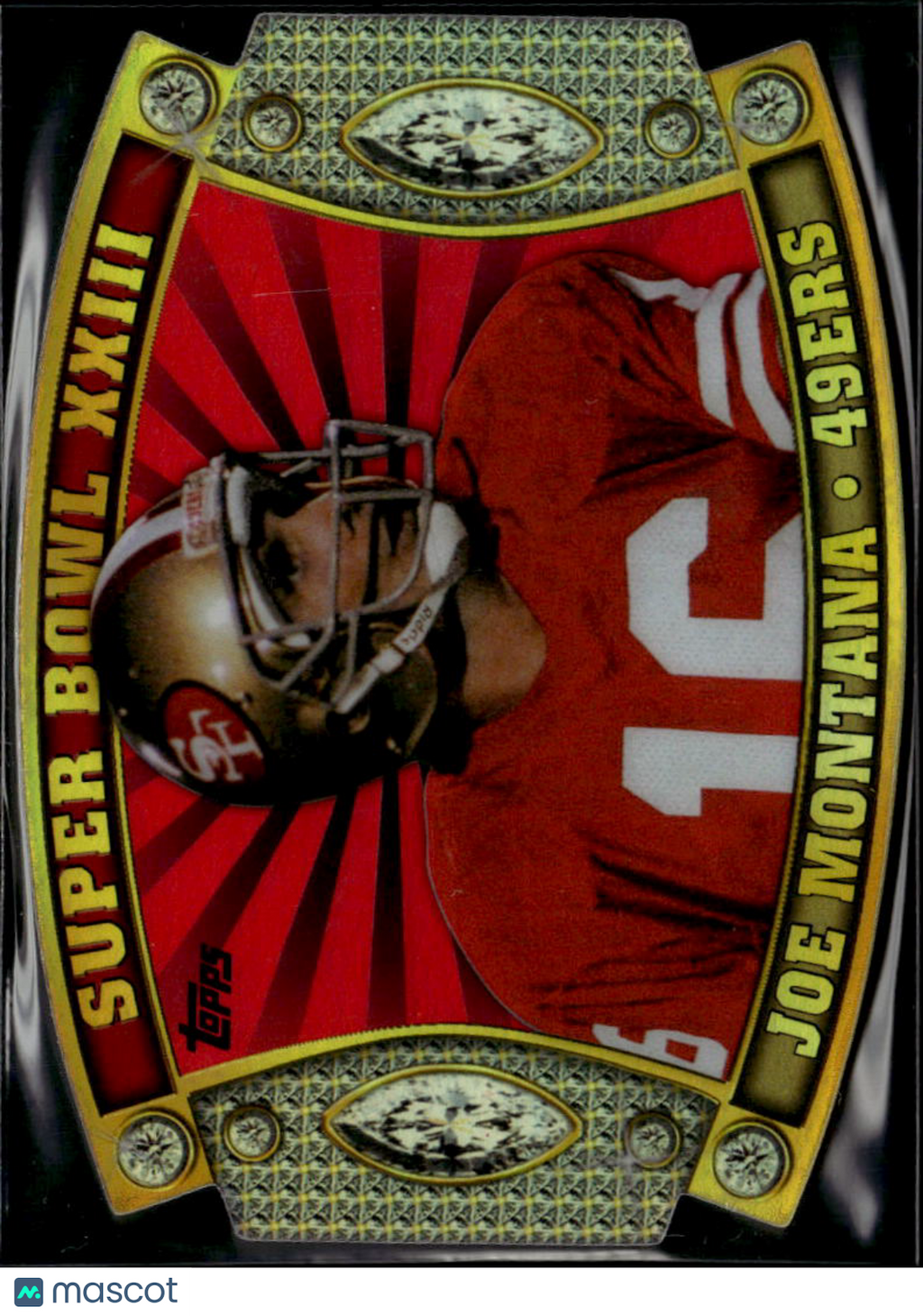 Joe Montana 2011 Topps Super Bowl Legends Die-Cut #SB62 San Francisco 49ers