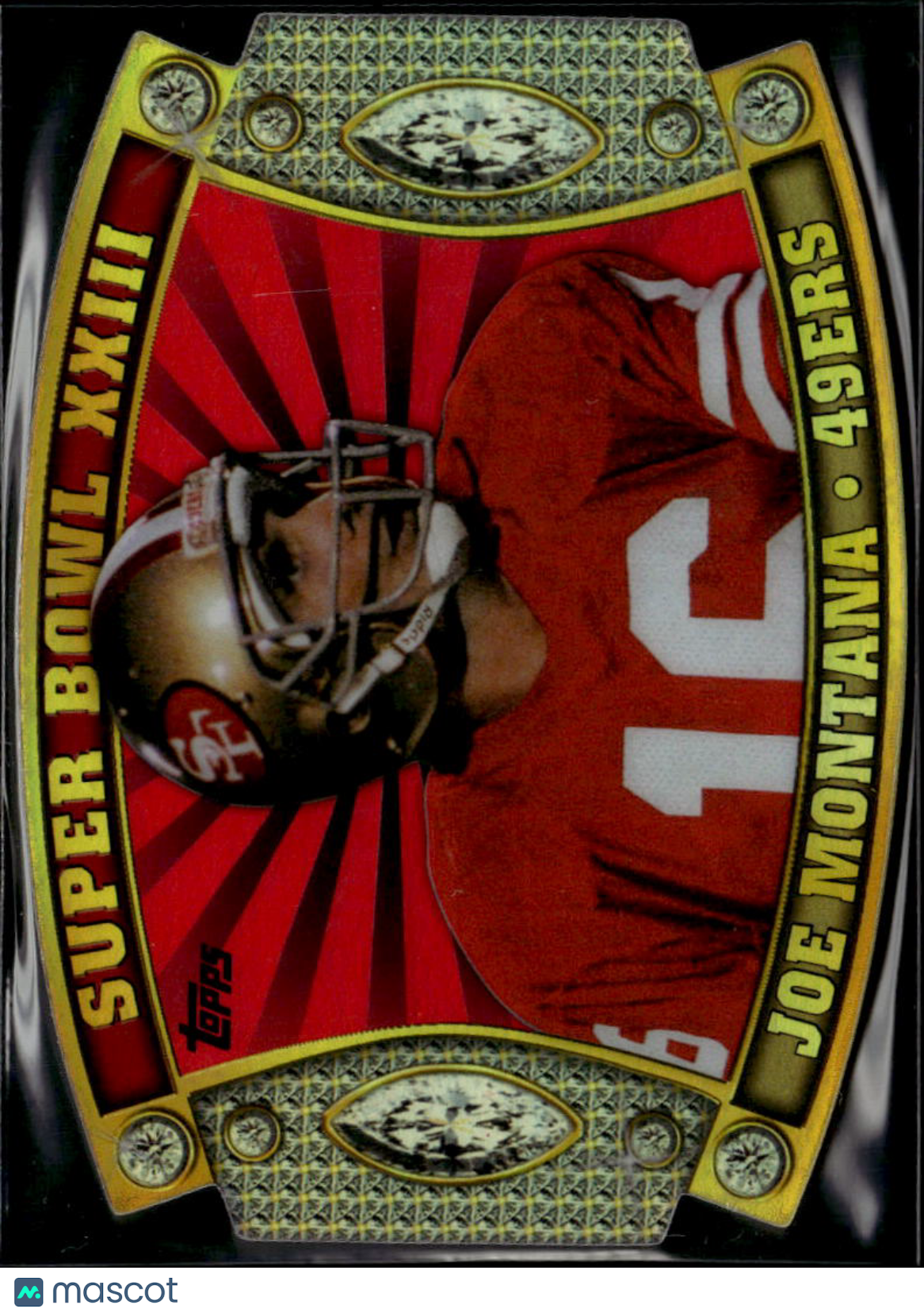 Joe Montana 2011 Topps Super Bowl Legends Die-Cut #SB62 San Francisco 49ers