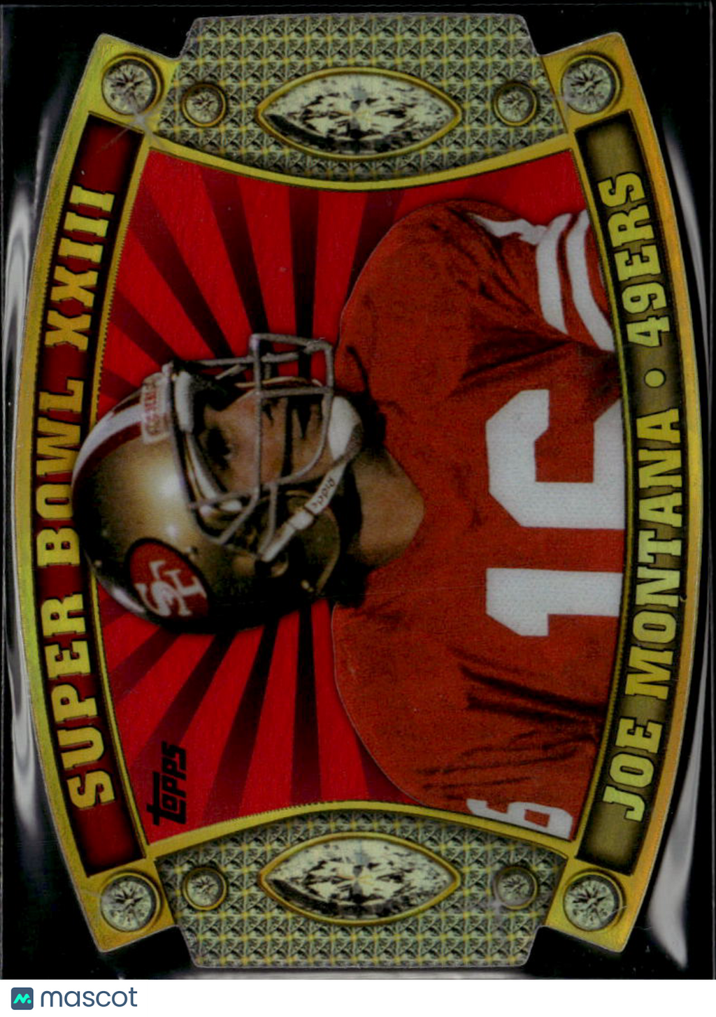 Joe Montana 2011 Topps Super Bowl Legends Die-Cut #SB62 San Francisco 49ers