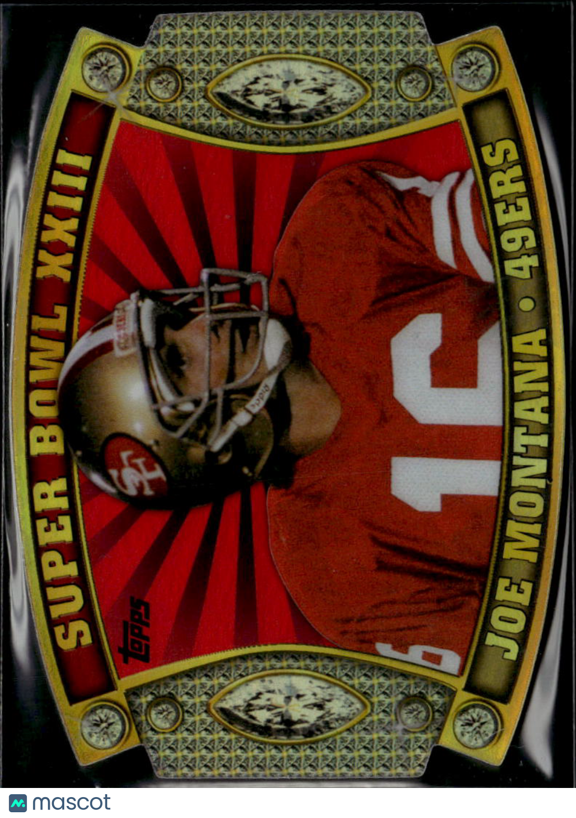 Joe Montana 2011 Topps Super Bowl Legends Die-Cut #SB62 San Francisco 49ers